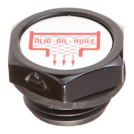 J.W. Winco J.W. Winco 6312012 Nylon Plastic Threaded Plug with Drain Symbol - G 3/4" Pipe Thread TO-32-G3/4-M-1